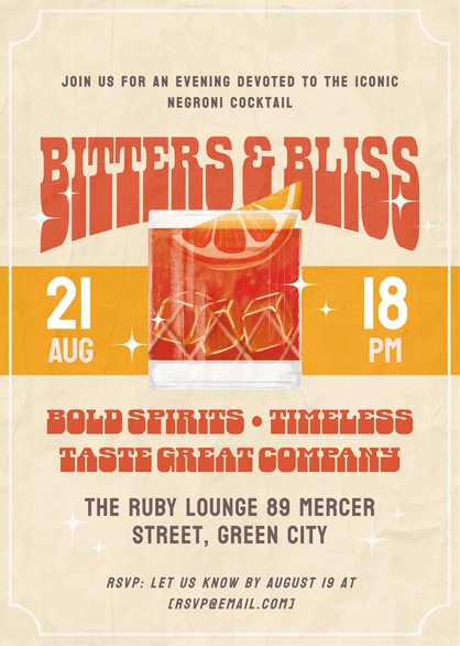 Negroni Cocktail Event