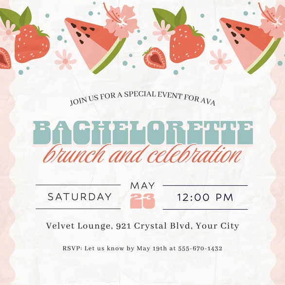 Bachelorette Event