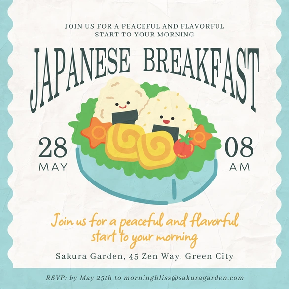 Japanese Breakfast Event