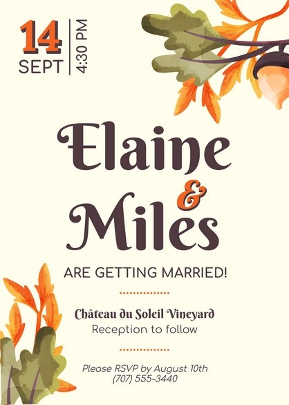 Wedding Announcement