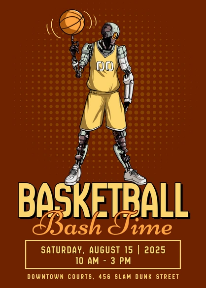 Basketball Event Poster