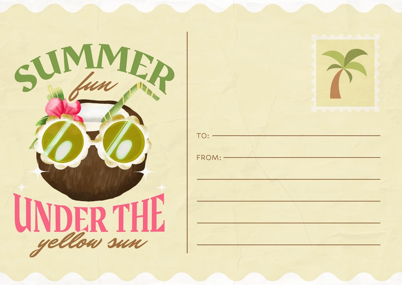 Summer vacation theme