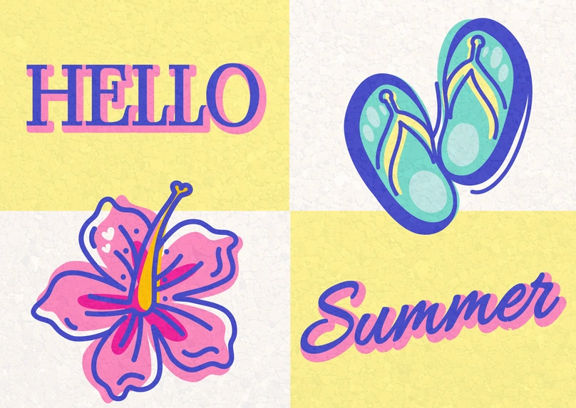 Summer theme design