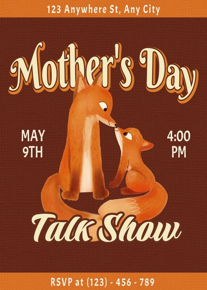Mother's Day Celebration Announcement