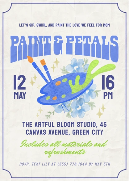 Art Workshop Invitation