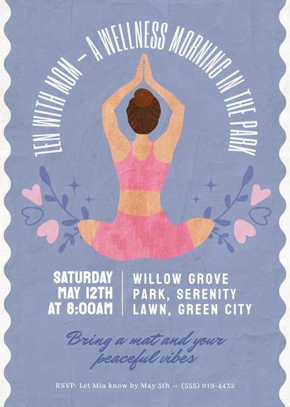 Yoga Event Invitation