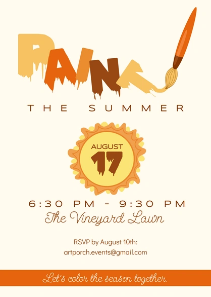 Summer Paint Event