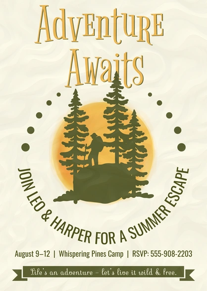 Summer Camp Invitation