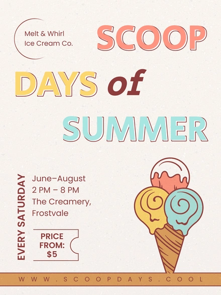 Ice Cream Event Promotion