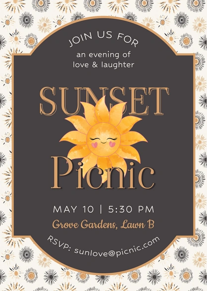 Picnic Event Invite