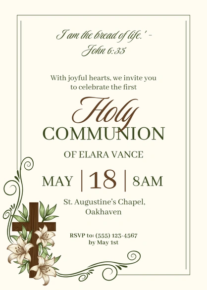 Religious Invitation