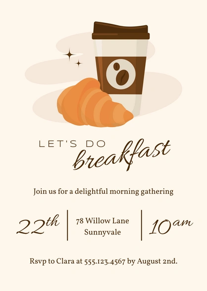 Morning Gathering Invitation