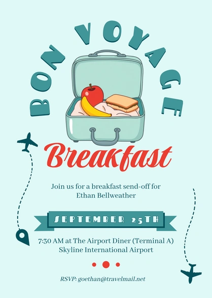 Breakfast Send-off