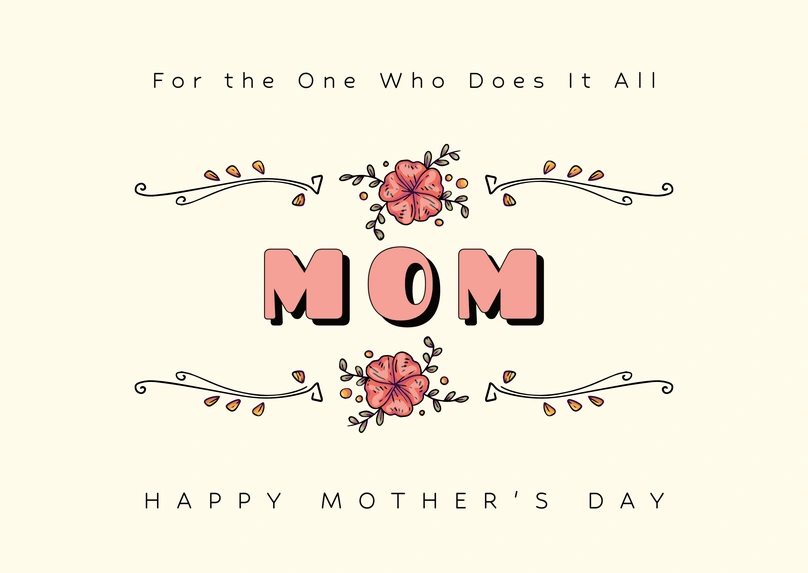 Mother's Day Card Design