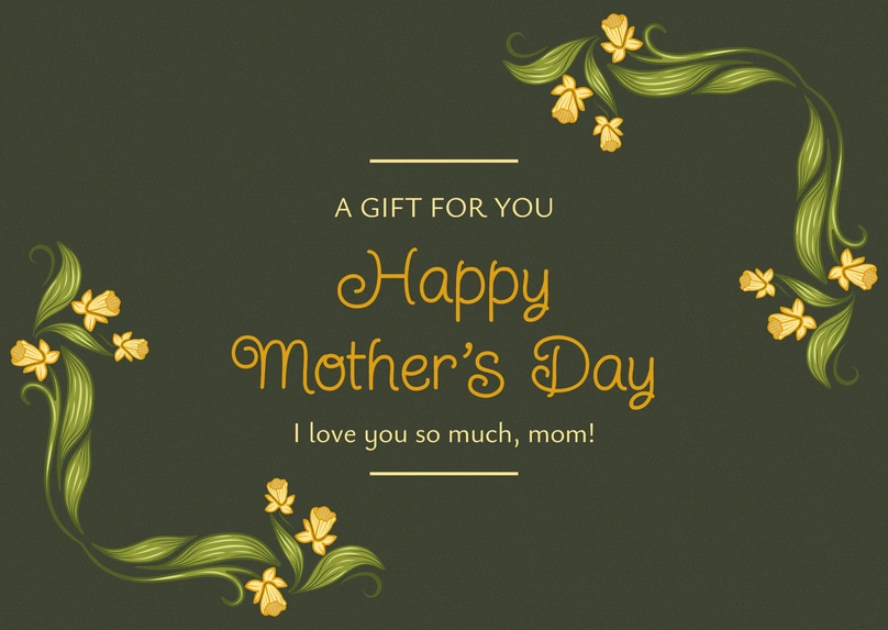 Mother's Day greeting card