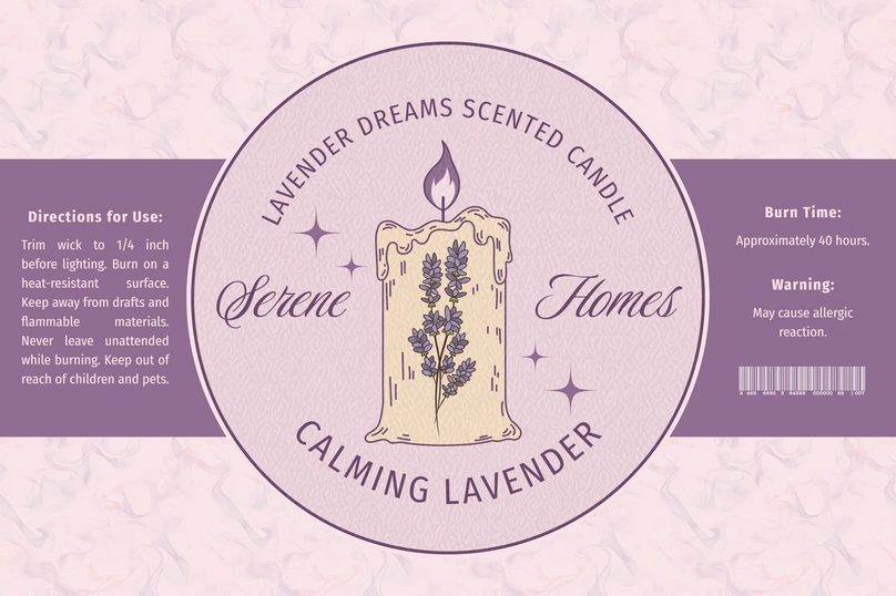 Calming Lavender Candle