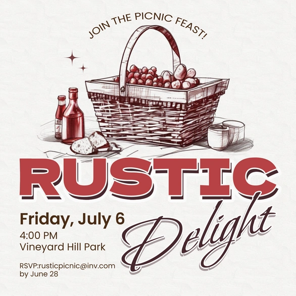 Picnic Event Invitation