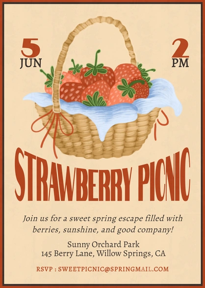 Strawberry Picnic Event