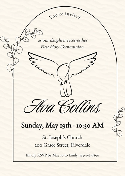 Holy Communion Invitation