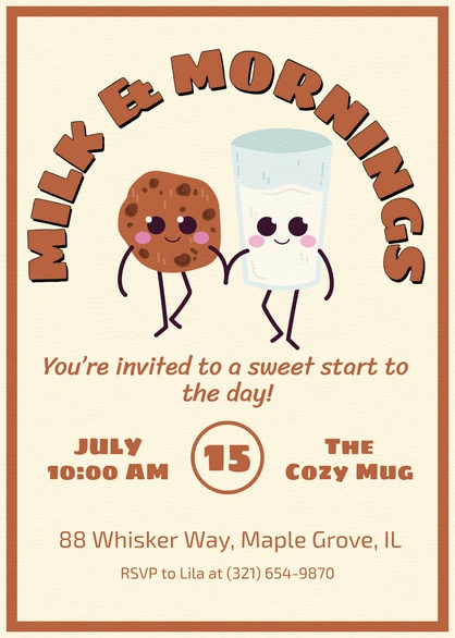 Morning Event Invitation