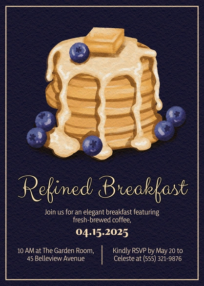Breakfast Event Invitation