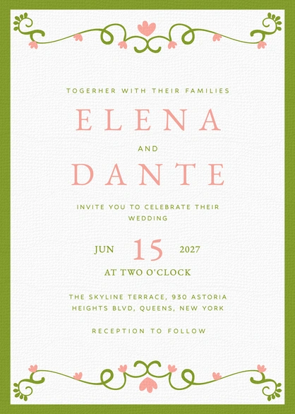 Elena and Dante's Wedding