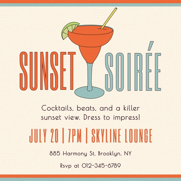 Cocktail Party Invitation