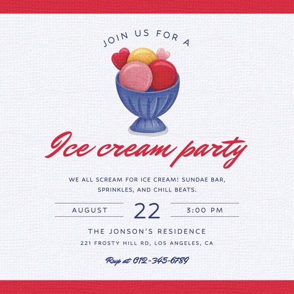 Ice Cream Party