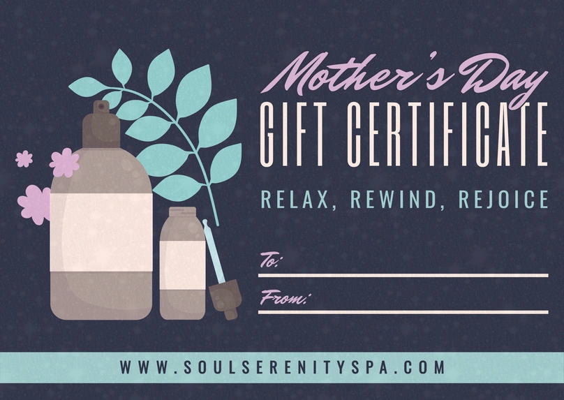Gift Certificate for Mother's Day