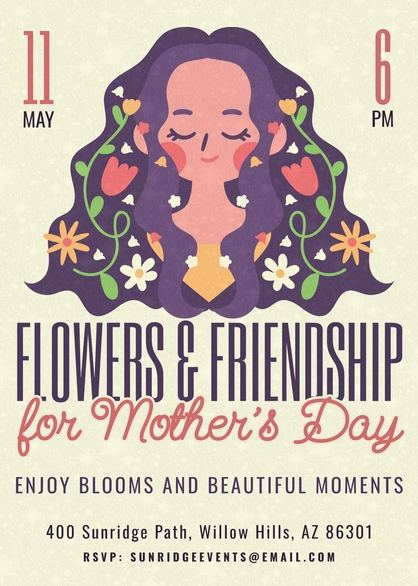 Mother's Day Event Invitation
