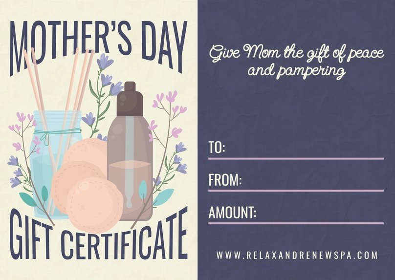 Gift Certificate for Mother's Day