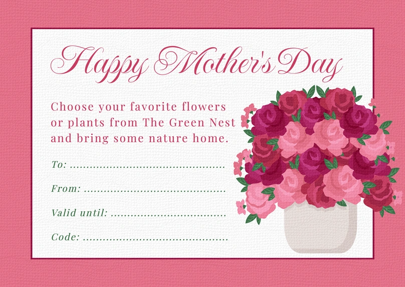 Mother's Day Gift Card