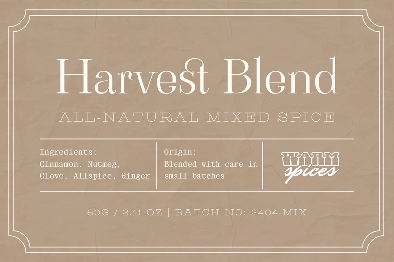 Spice Packaging