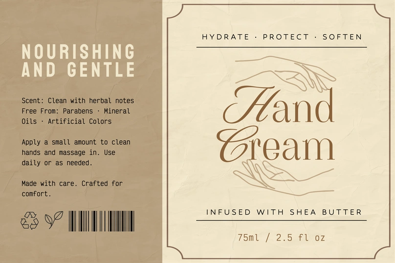 Hand Cream Packaging