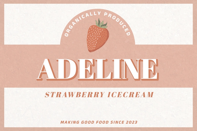 Ice Cream Label