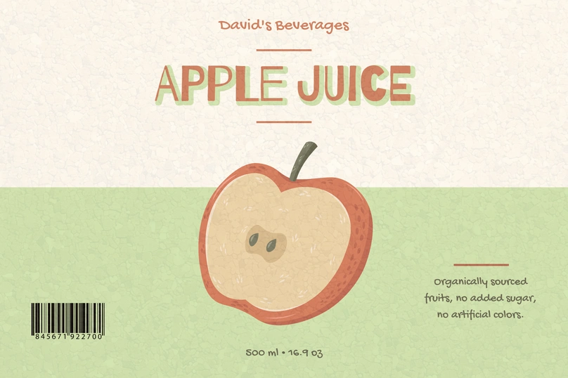 Apple Juice Packaging