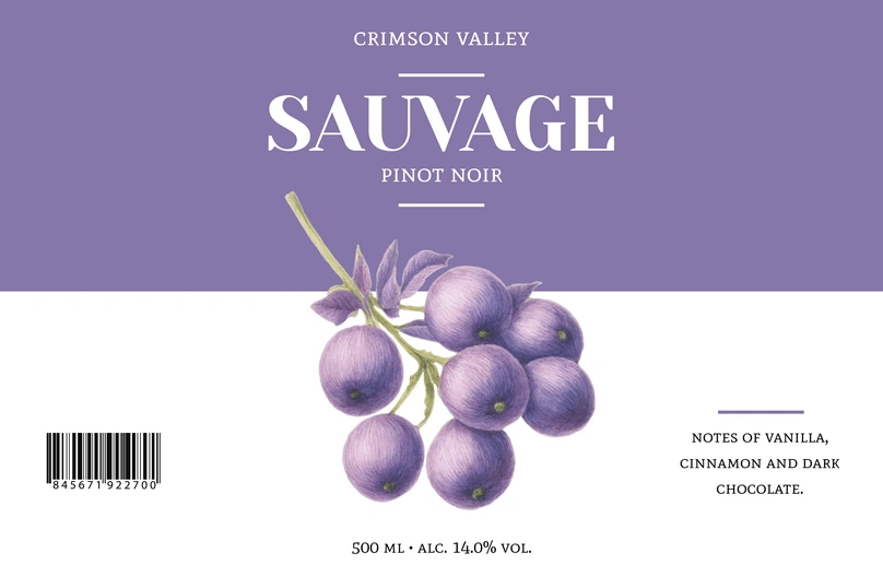 Wine Bottle Label