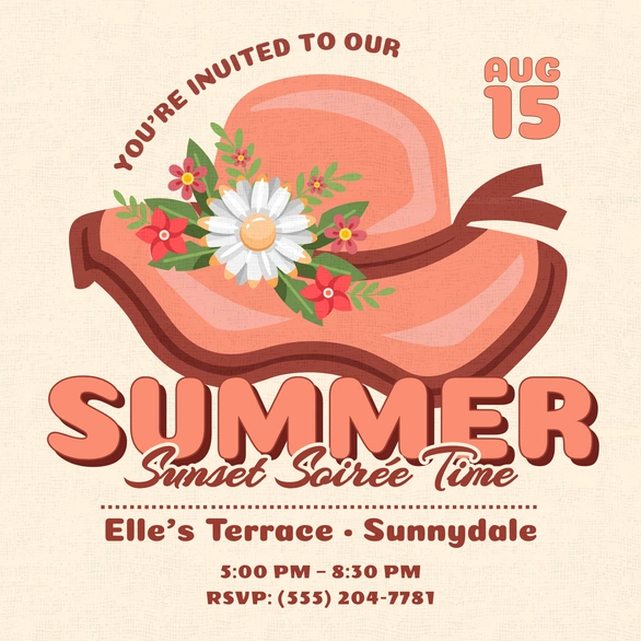 Summer Party Invitation