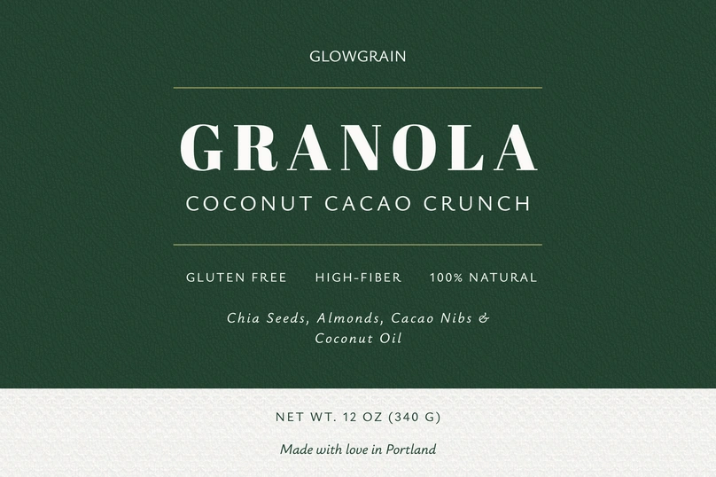 Granola Packaging