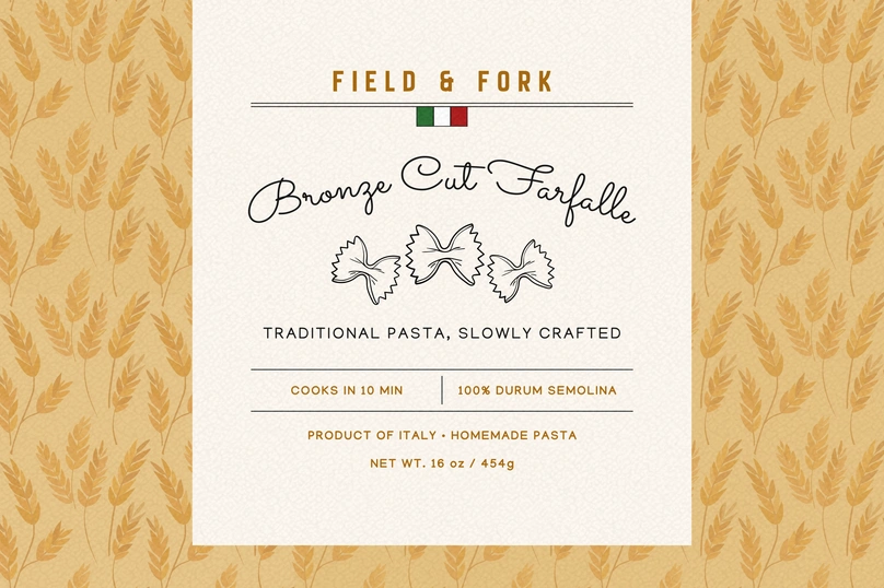 Pasta Label Design