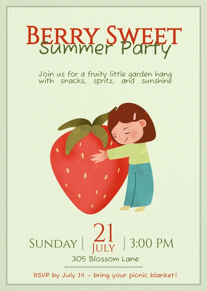 Summer Party Invitation