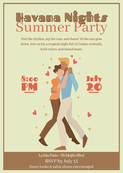 Dance Party Invite