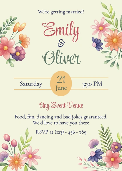 Wedding Invitation Design
