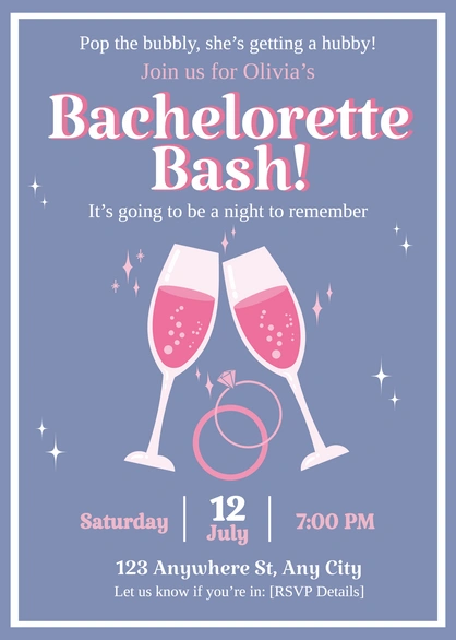 Bachelorette Party Invitation