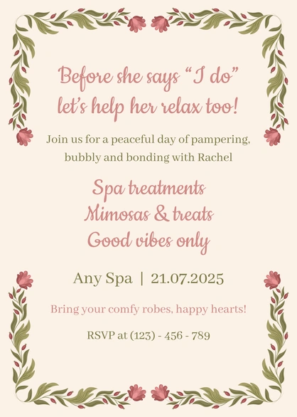 Pre-Wedding Spa Day