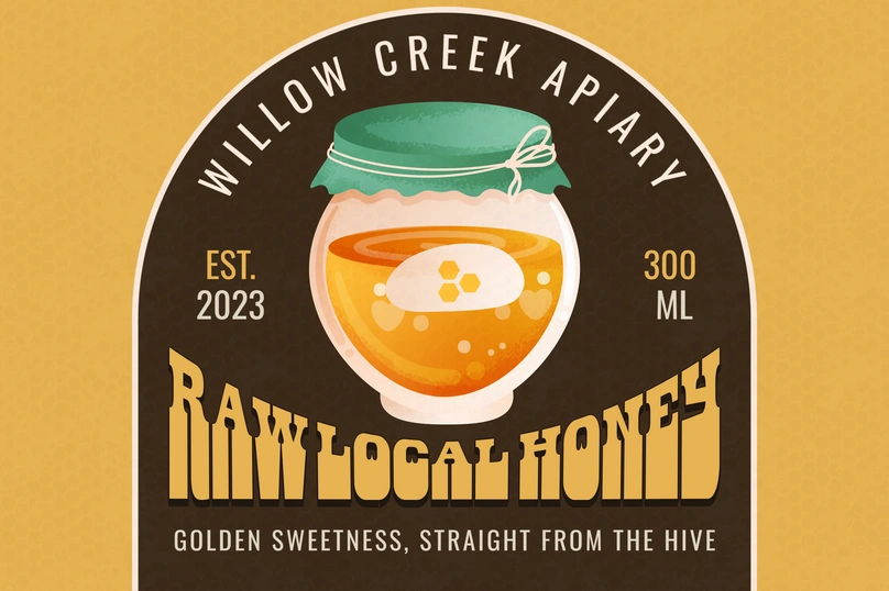 Honey Product Label