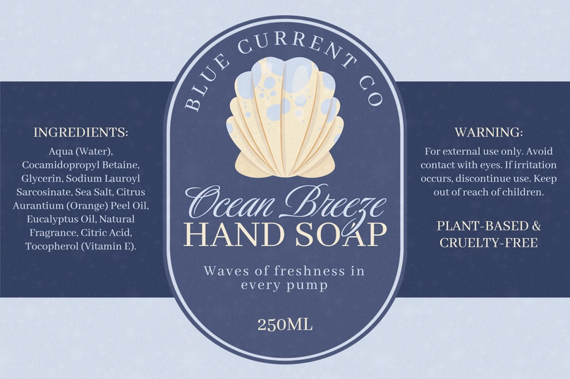 Hand Soap Label