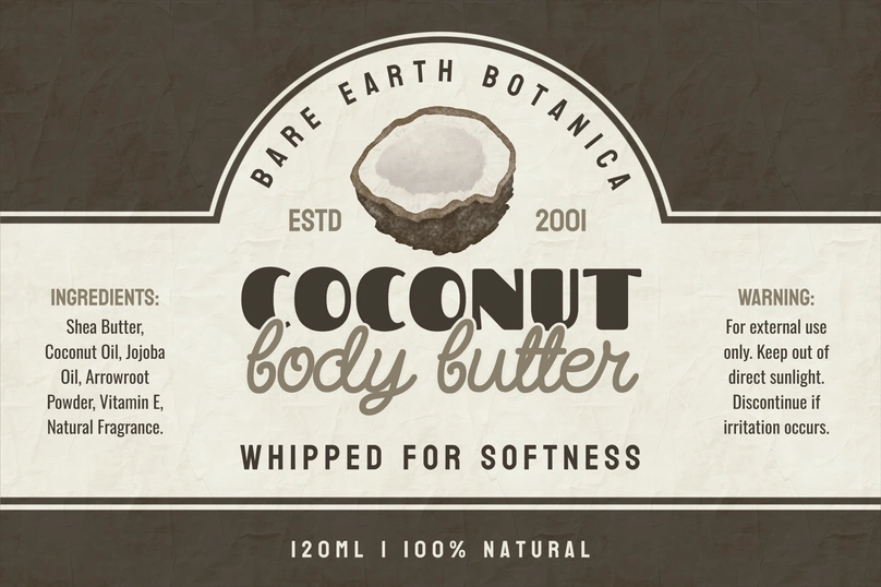Body Butter Label