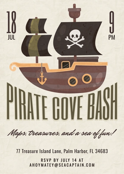 Pirate Party Invitation