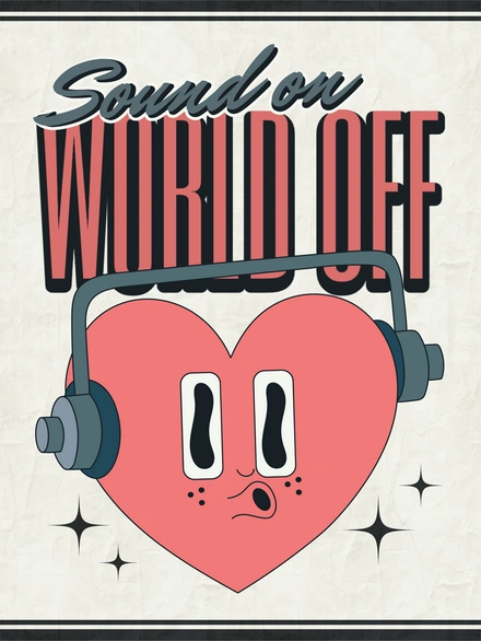 Heart with Headphones